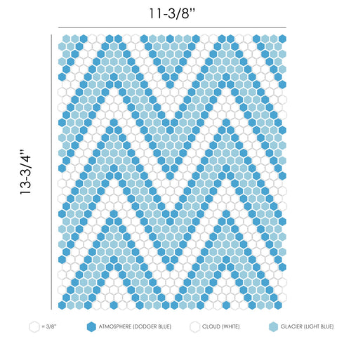 Amiens Geometro Backsplash Wall & Floor Mosaic
